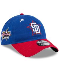 KTZ - Blue/red San Diego Padres 2025 Mlb All-star Game Workout 9twenty Adjustable Hat - Lyst