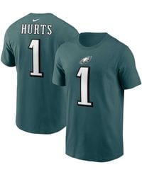 Nike - Jalen Hurts Midnight Philadelphia Eagles Player Name And Number T-shirt - Lyst
