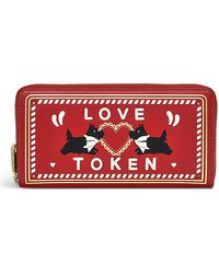 Radley - Valentines Large Leather Zip Around Wallet - Lyst