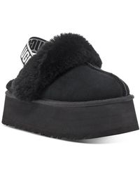 UGGÂ® Women's Funkette Shearling Slingback Platform Slippers Shoes - Bloomingdale's | Platform 