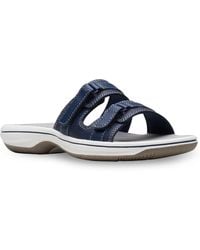 Clarks - Cloudsteppers Breeze Piper Double-strap Sandals - Lyst