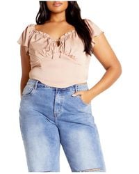 City Chic - Mae Top - Lyst