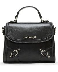 Madden Girl - Lilithc Crinkle Top Handle Satchel Bag - Lyst