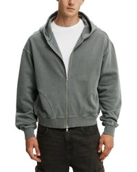 Cotton On - Cropped Zip Up Hoodie - Lyst