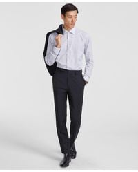 BOSS - By Boss Modern-fit Solid Wool Blend Suit Trousers - Lyst