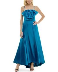 Taylor - exaggerated-bow Satin-stretch Ball Gown - Lyst