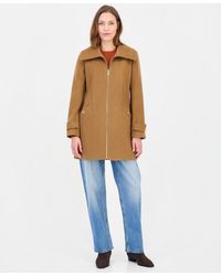 Michael Kors - Michael Collared Zip-front Coat - Lyst