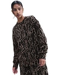 nike rally cheetah hoodie