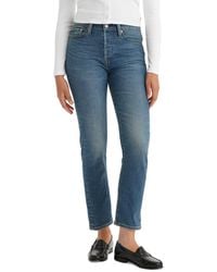 Levi's - Wedgie Straight-leg High Rise Cropped Jeans - Lyst