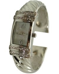 Olivia Pratt - Square And Thin Face Bangle Watch - Lyst