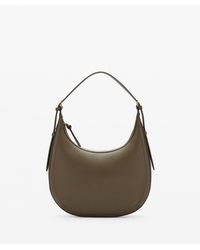 Mango - Leather Effect Shoulder Bag - Lyst