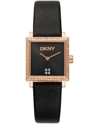 DKNY - Milanese Quartz Leather Strap Watch 24x31mm - Lyst
