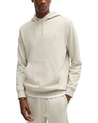 BOSS - Boss By Logo Patch Hoodie - Lyst