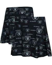 Concepts Sport - Las Vegas Raiders Mosaic Allover Print Skort - Lyst