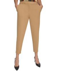 Calvin Klein - Scuba Crepe Slim-fit Ankle Pants - Lyst