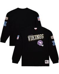 Mitchell & Ness - Minnesota Vikings Training Camp Vintage Logos Long Sleeve T-shirt - Lyst