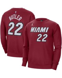 Nike - Jimmy Butler Miami Heat Statement Name And Number Pullover Sweatshirt - Lyst