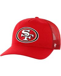 '47 - San Francisco 49ers Mesh Hitch Trucker Adjustable Hat - Lyst