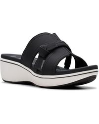 Clarks - Cloudsteppers Breeze Rae Mia Slip-on Flat Sandals - Lyst