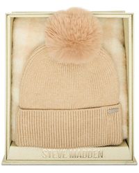 Steve Madden - Buffalo Blaze Beanie And Scarf Gift Set - Lyst