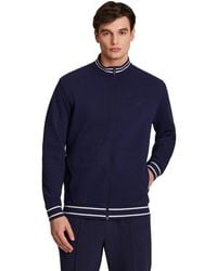Reebok - Full-zip Mock Neck Jacket - Lyst