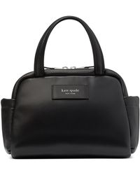 Kate Spade - Puffed Smooth Leather Small Satchel - Lyst