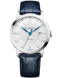 Baume & Mercier - Swiss Automatic Classima Leather Strap Watch 42mm M0a10333 - Lyst