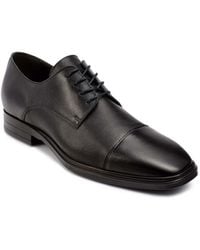 Karl Lagerfeld - Leather Cap Toe Derby Lace-up Shoes - Lyst