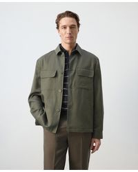 Mango - Ruched-back Lyocell Jacket - Lyst