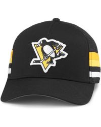 American Needle - Pittsburgh Penguins Hotfoot Stripes Trucker Adjustable Hat - Lyst