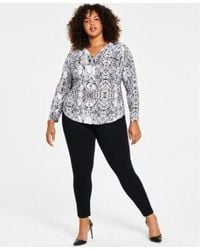 INC International Concepts - Plus Size Zip Pocket Top Pull On Ponte Pants Created For Macys - Lyst