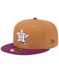 KTZ - Brown/purple Houston Astros Color Pack Two-tone 9fifty Snapback Hat - Lyst