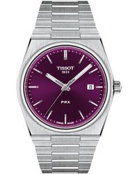 Tissot - Quartz Prx Silver-tone Stainless Steel Watch 40mm - Lyst