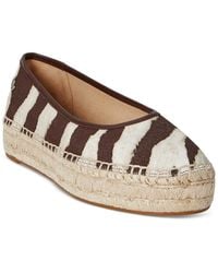 Ralph Lauren - Luize Espadrille Ballet Flats - Lyst