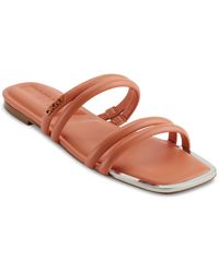 DKNY - Dee Strappy Slide Sandals - Lyst