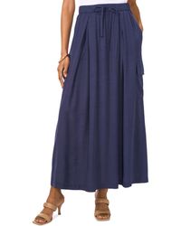 Vince Camuto - Drawstring-waist Cargo Maxi Skirt - Lyst