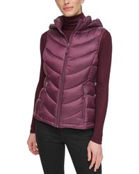 Charter Club - Packable Hooded Puffer Vest - Lyst