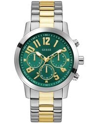 Guess - Two-tone Multi-function Watch - Lyst
