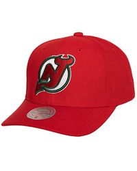 Mitchell & Ness - New Jersey Devils Team Ground Pro Adjustable Hat - Lyst