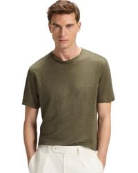 BOSS - Beckham X Boss Soft Linen Regular-fit T-shirt - Lyst