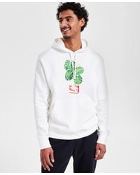 Nike - Club Fleece Standard-fit Printed Hoodie - Lyst