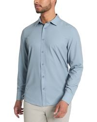 Kenneth Cole - Slim Fit Performance Shirt - Lyst