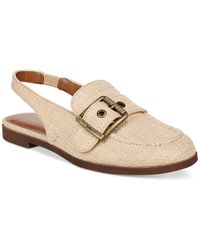 Zodiac - Eve Buckled Slingback Tailored Loafer Flats - Lyst