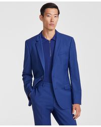 BOSS - Hugo By Slim-fit Superflex Stretch Solid Suit Jacket - Lyst