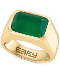 Effy - Effy Green Onyx Solitaire Ring - Lyst