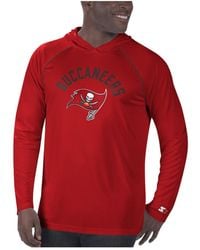 Starter - Tampa Bay Buccaneers Raglan Long Sleeve Hoodie T-shirt - Lyst