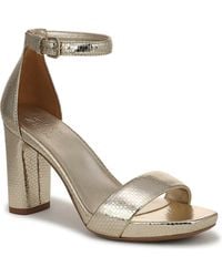 Naturalizer - Joy Square Toe Ankle Strap Dress Sandals - Lyst