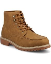 Vance Co. - Zeus Round Toe Boots - Lyst
