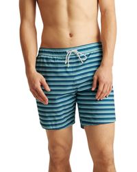 Bonobos - Stripe Drawcord 7" Swim Trunks - Lyst