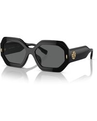 Tory Burch - Miller 55mm Geometric Sunglasses - Lyst